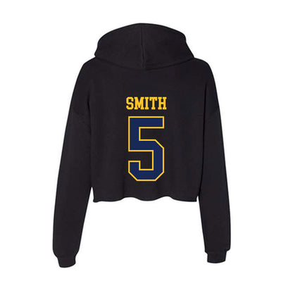 Marquette - NCAA Women's Basketball : Charia Smith - Women's Crop Fleece Hoodie-1