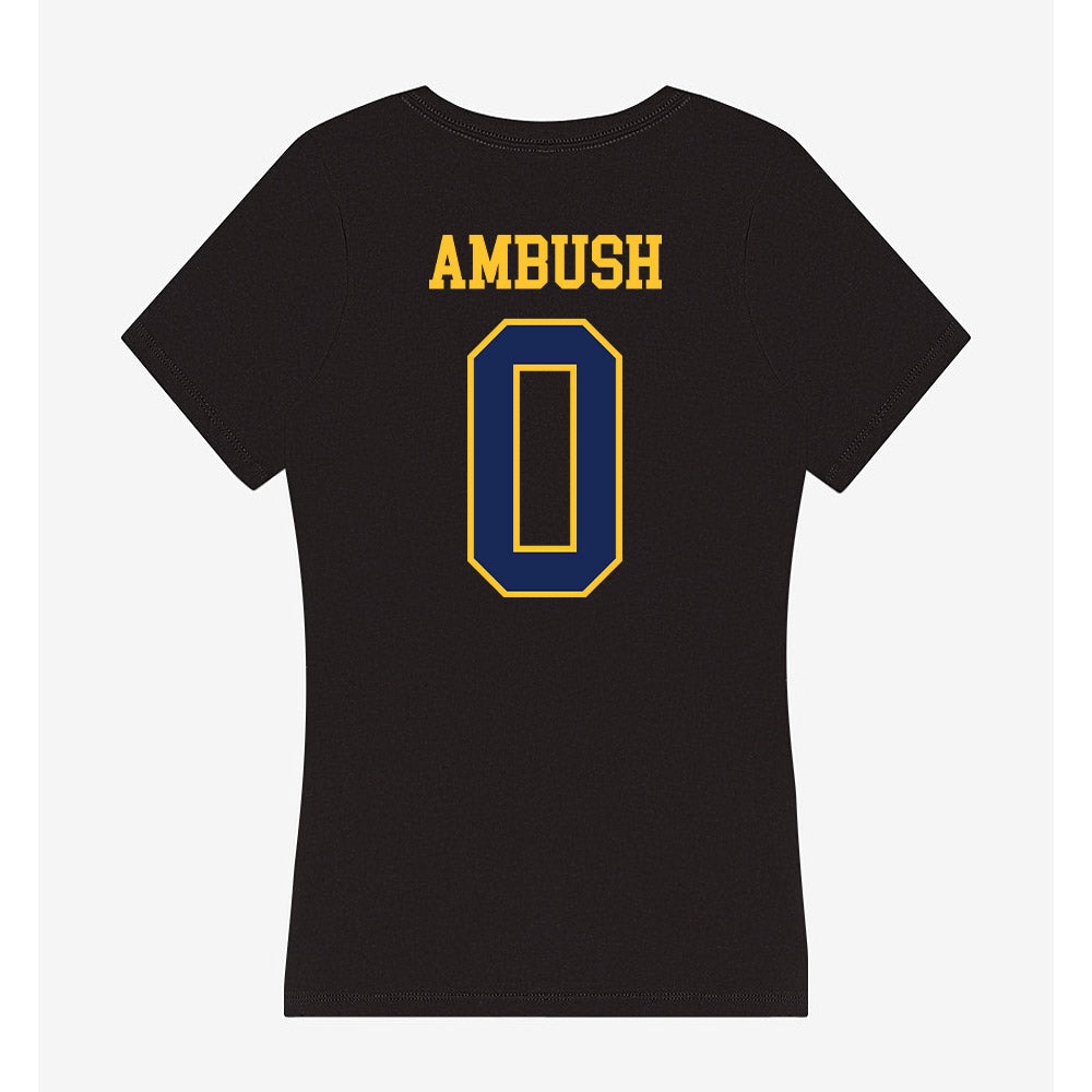 Marquette - NCAA Men's Lacrosse : Ty Ambush - Women's V-Neck T-Shirt-1