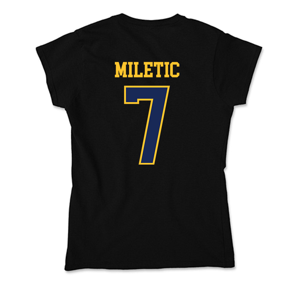 Marquette - NCAA Men's Basketball : Ian Miletic - Classic Shersey Soft Style Women’s T-Shirt-1