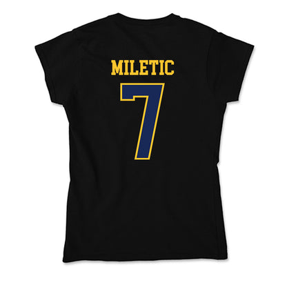 Marquette - NCAA Men's Basketball : Ian Miletic - Classic Shersey Soft Style Women’s T-Shirt-1