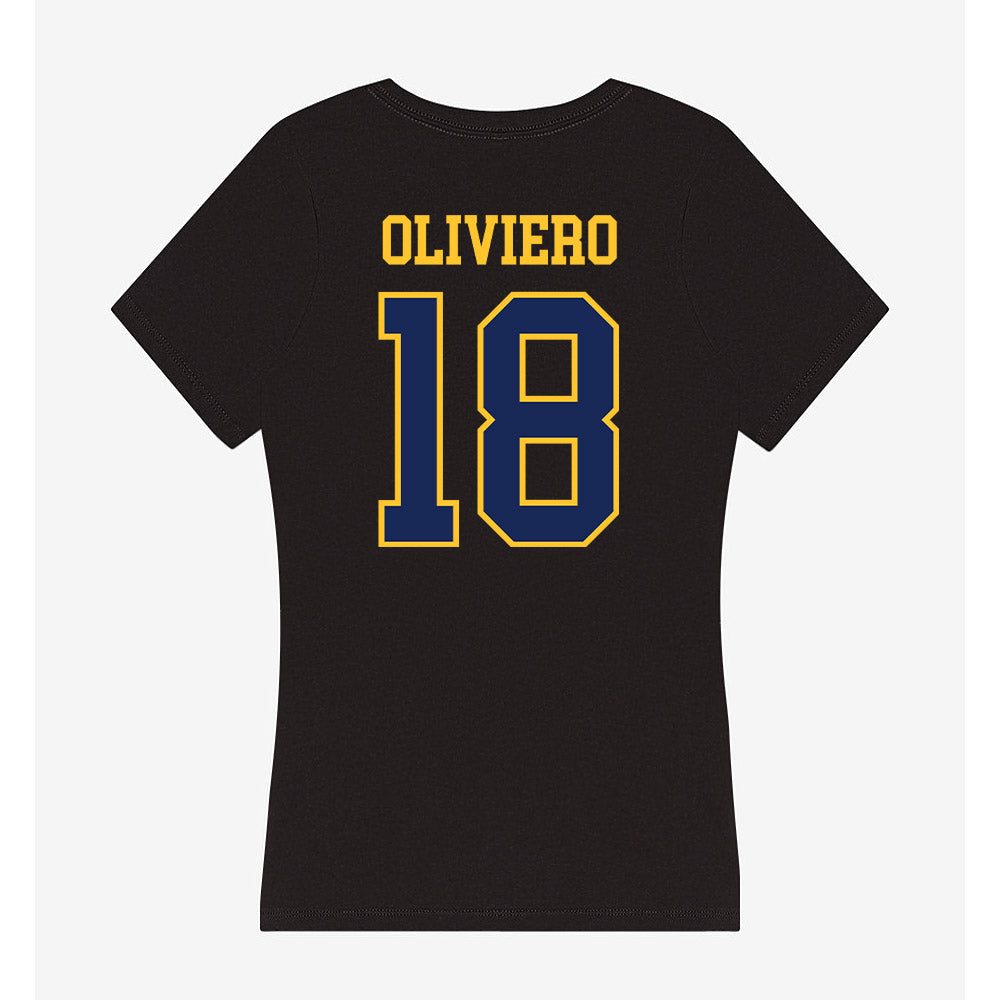 Marquette - NCAA Women's Soccer : Capri Oliviero - Women's V-Neck T-Shirt-1