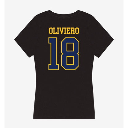 Marquette - NCAA Women's Soccer : Capri Oliviero - Women's V-Neck T-Shirt-1