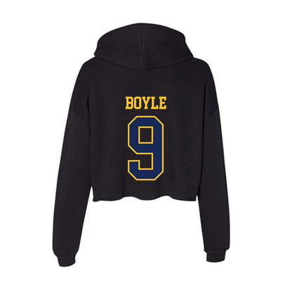 Marquette - NCAA Women's Soccer : Aislinn Boyle - Classic Shersey Women's Crop Fleece Hooded Sweatshirt-1