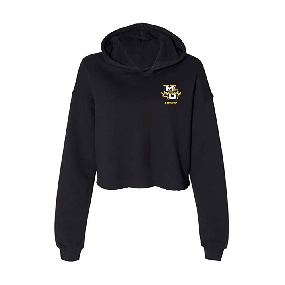 Marquette - NCAA Men's Lacrosse : Jack Herold - Classic Shersey Women's Crop Fleece Hoodie-0
