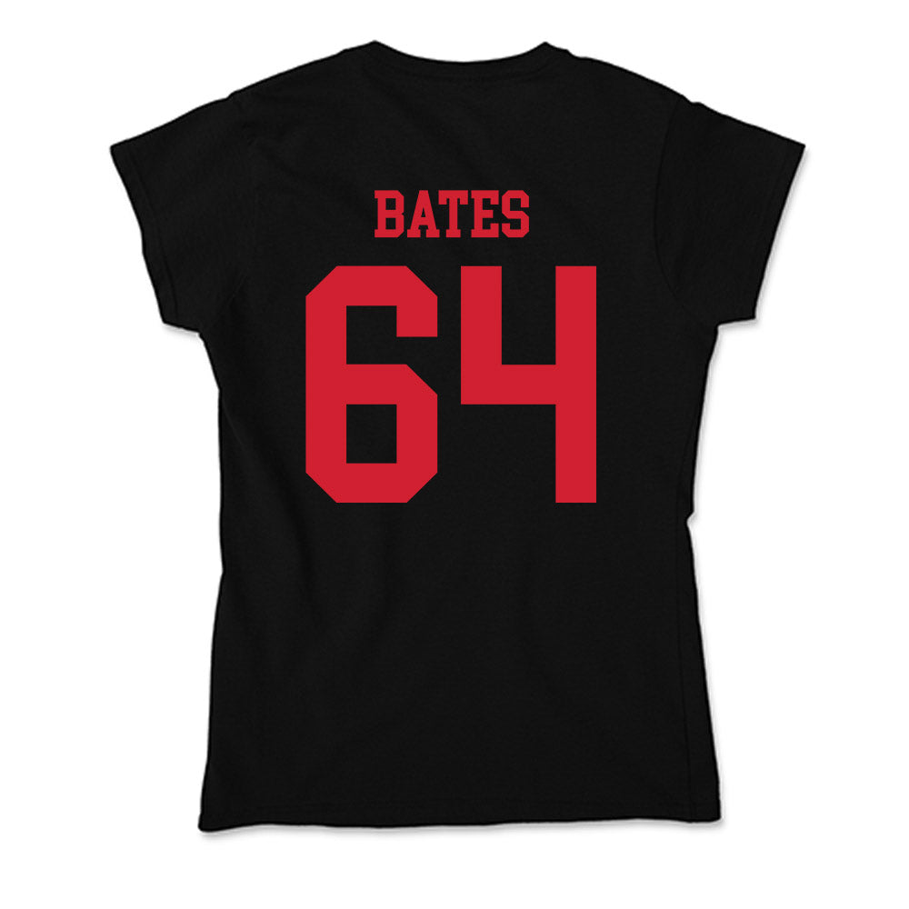 SMU - NCAA Football : Joshua Bates - Soft Style Women’s T-Shirt-1
