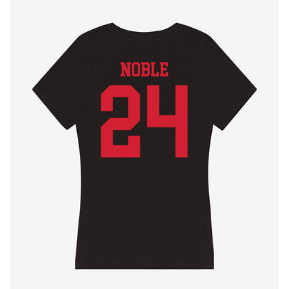 SMU - NCAA Women's Soccer : Kaylee Noble - Women's V-Neck T-Shirt-1