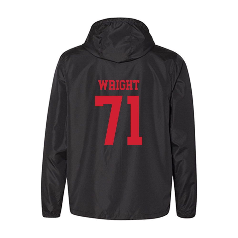SMU - NCAA Football : Max Wright - Windbreaker-1