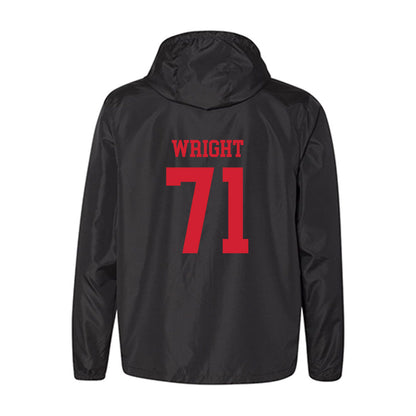 SMU - NCAA Football : Max Wright - Windbreaker-1