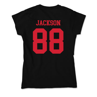 SMU - NCAA Football : Trey Jackson - Soft Style Women’s T-Shirt-1