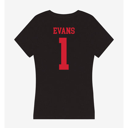 SMU - NCAA Men's Soccer : Jonathan Evans - Women's V-Neck T-Shirt-1