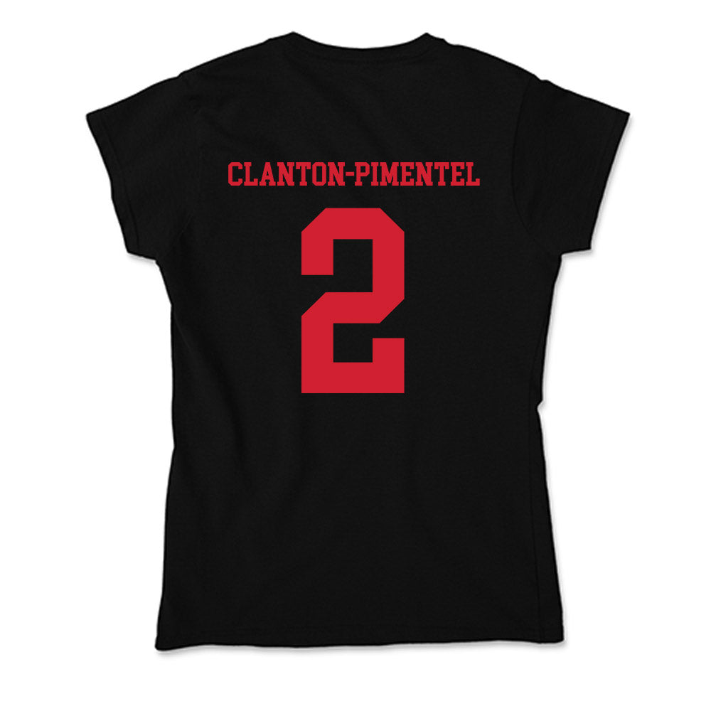 SMU - NCAA Men's Soccer : Ryan Clanton-Pimentel - Soft Style Women’s T-Shirt-1