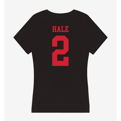 SMU - NCAA Football : Jalen Hale - Women's V-Neck T-Shirt-1
