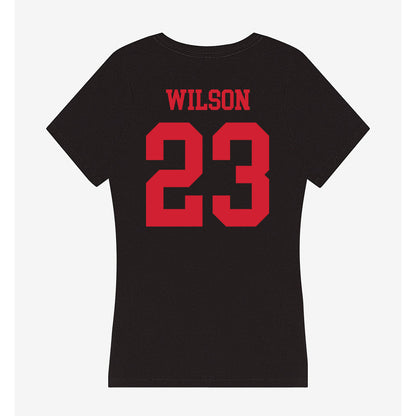 SMU - NCAA Women's Soccer : Hayden Wilson - Women's V-Neck T-Shirt-1