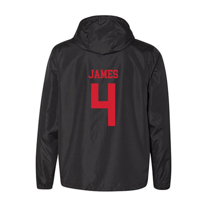 SMU - NCAA Women's Basketball : Shania James - Windbreaker-1