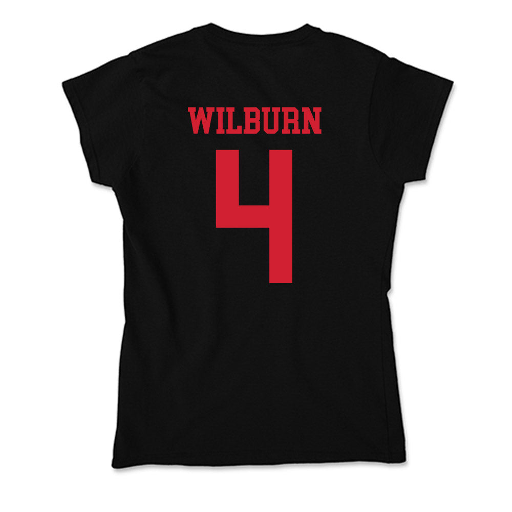 SMU - NCAA Women's Volleyball : Christa Wilburn - Soft Style Women’s T-Shirt-1
