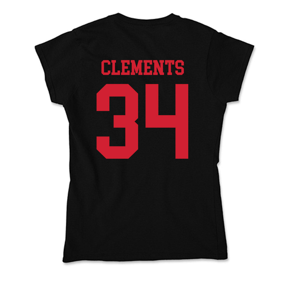 SMU - NCAA Men's Soccer : Trey Clements - Soft Style Women’s T-Shirt-1