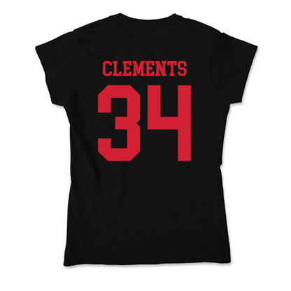 SMU - NCAA Men's Soccer : Trey Clements - Soft Style Women’s T-Shirt-1