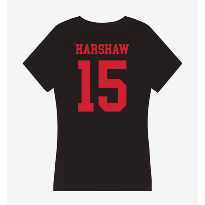 SMU - NCAA Men's Soccer : Nick Harshaw - Women's V-Neck T-Shirt-1
