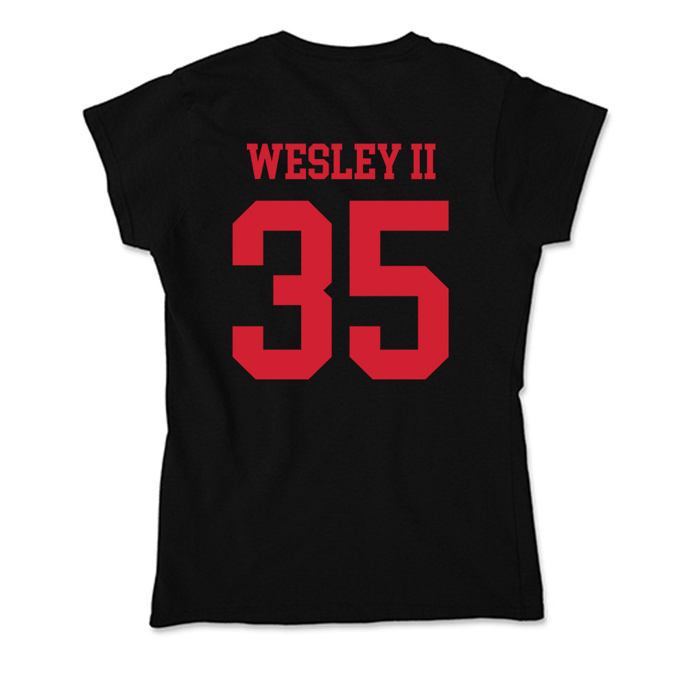 SMU - NCAA Football : Dante Wesley II - Soft Style Women’s T-Shirt-1
