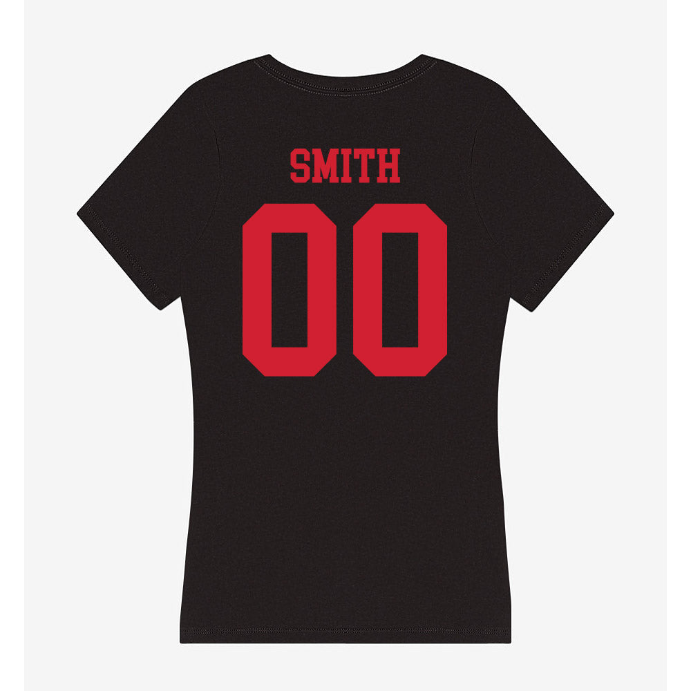SMU - NCAA Football : Wyat Smith - Women's V-Neck T-Shirt-1