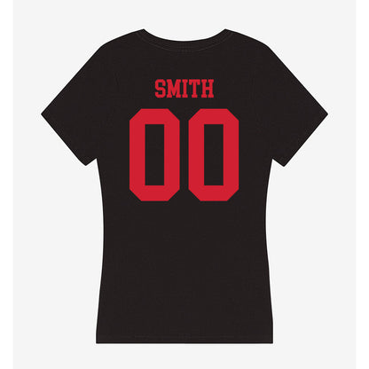 SMU - NCAA Football : Wyat Smith - Women's V-Neck T-Shirt-1