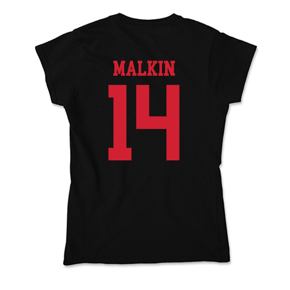 SMU - NCAA Women's Soccer : Amelia Malkin - Soft Style Women’s T-Shirt-1