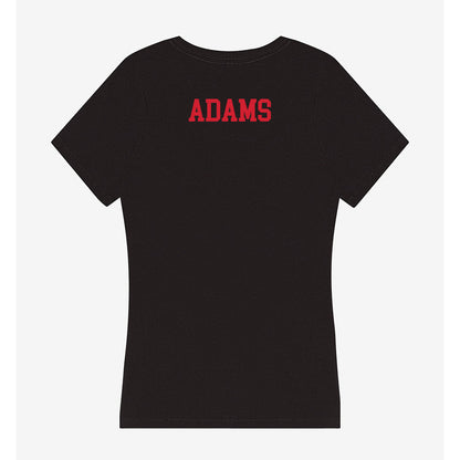 SMU - NCAA Football : Jordyn Adams - Women's V-Neck T-Shirt-1