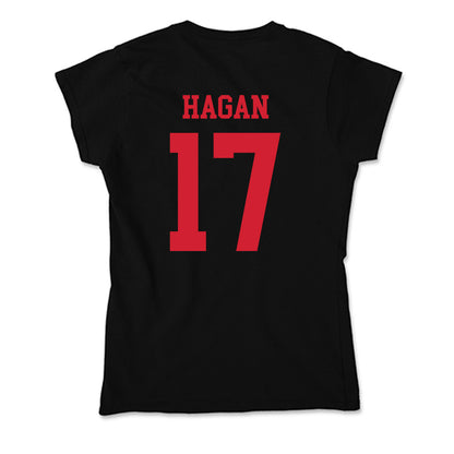 SMU - NCAA Women's Soccer : Londynn Hagan - Soft Style Women’s T-Shirt-1