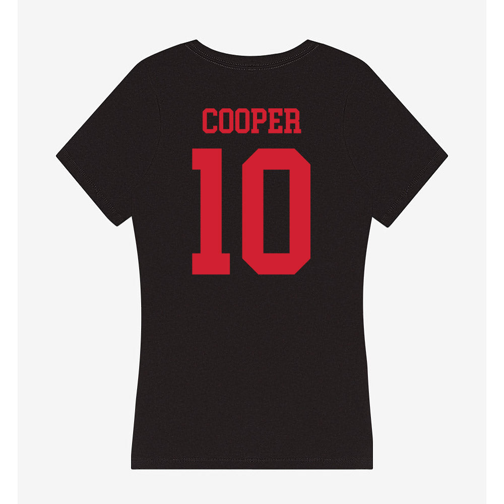 SMU - NCAA Football : Jalen Cooper - Women's V-Neck T-Shirt-1
