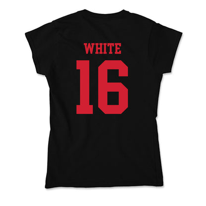 SMU - NCAA Football : Marques White - Soft Style Women’s T-Shirt-1