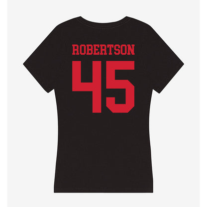 SMU - NCAA Football : Isaiah Robertson - Women's V-Neck T-Shirt-1