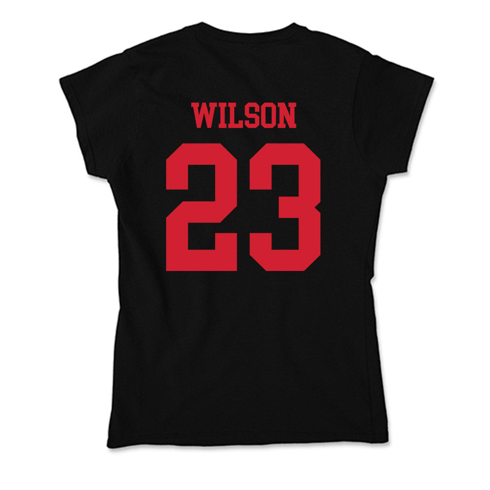 SMU - NCAA Women's Soccer : Hayden Wilson - Soft Style Women’s T-Shirt-1