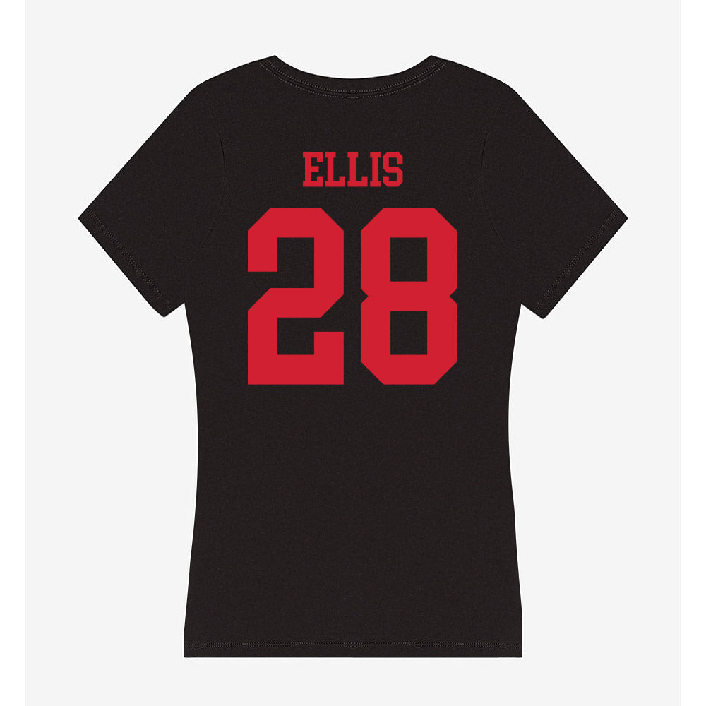 SMU - NCAA Men's Soccer : Anden Ellis - Women's V-Neck T-Shirt-1