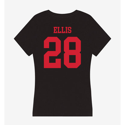 SMU - NCAA Men's Soccer : Anden Ellis - Women's V-Neck T-Shirt-1
