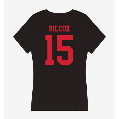 SMU - NCAA Women's Soccer : Olivia Silcox - Women's V-Neck T-Shirt-1