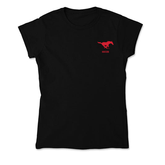 SMU - NCAA Women's Soccer : Kenlea Swadener - Soft Style Women’s T-Shirt-0