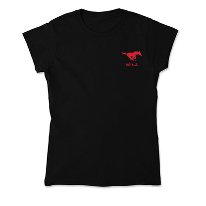SMU - NCAA Football : Dante Wesley II - Soft Style Women’s T-Shirt-0