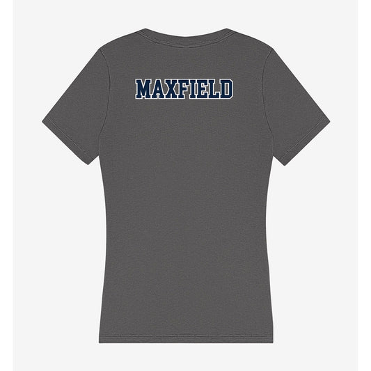 Xavier - NCAA Women's Swimming & Diving : Ella Maxfield - Women's V-Neck T-Shirt-1