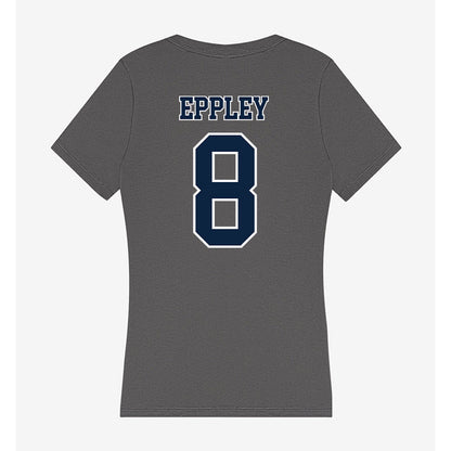 Xavier - NCAA Baseball : Sam Eppley - Women's V-Neck T-Shirt-1
