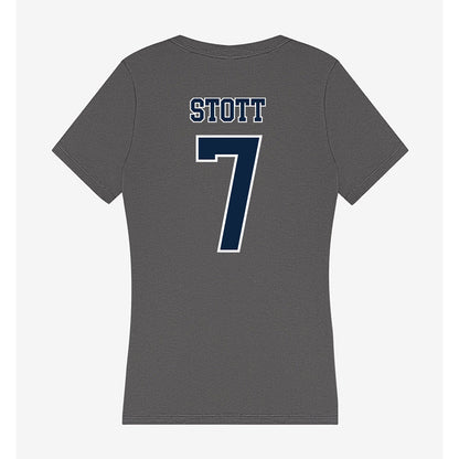 Xavier - NCAA Women's Soccer : Alivia Stott - Women's V-Neck T-Shirt-1