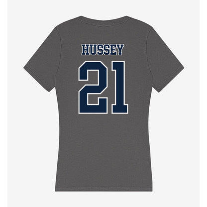 Xavier - NCAA Baseball : Ryan Hussey - Women's V-Neck T-Shirt-1
