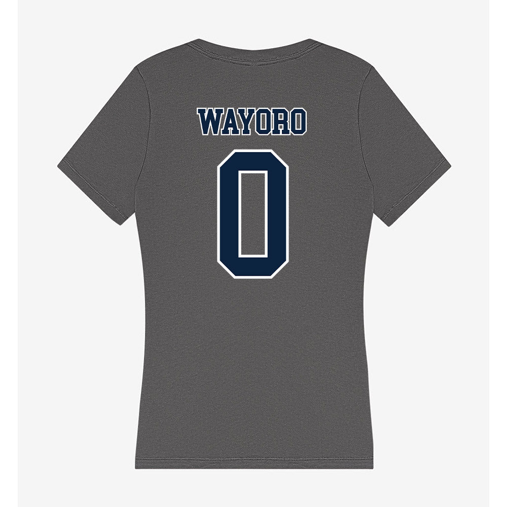 Xavier - NCAA Men's Soccer : Immanuel Wayoro - Women's V-Neck T-Shirt-1