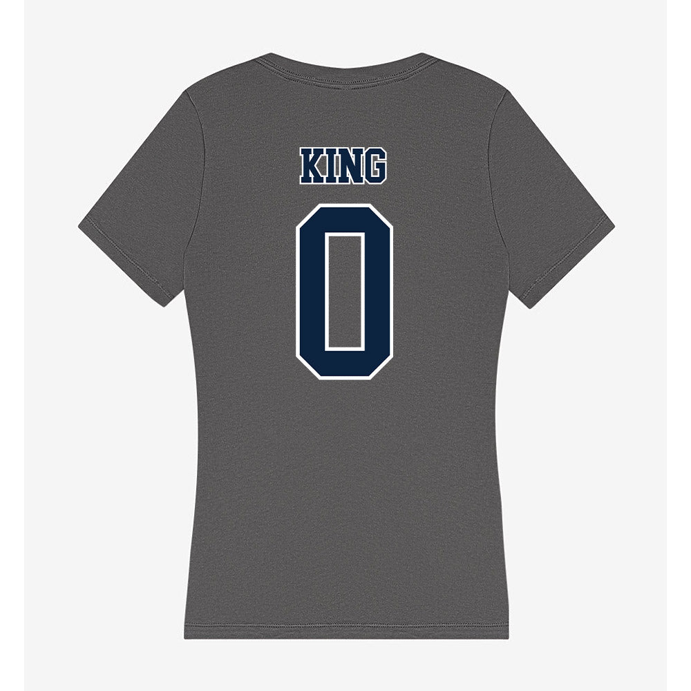 Xavier - NCAA Baseball : Alex King - Women's V-Neck T-Shirt-1