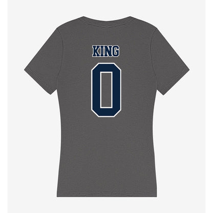Xavier - NCAA Baseball : Alex King - Women's V-Neck T-Shirt-1
