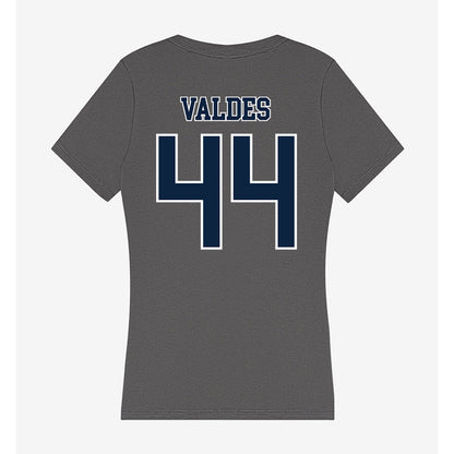 Xavier - NCAA Baseball : Jorge Valdes - Women's V-Neck T-Shirt-1