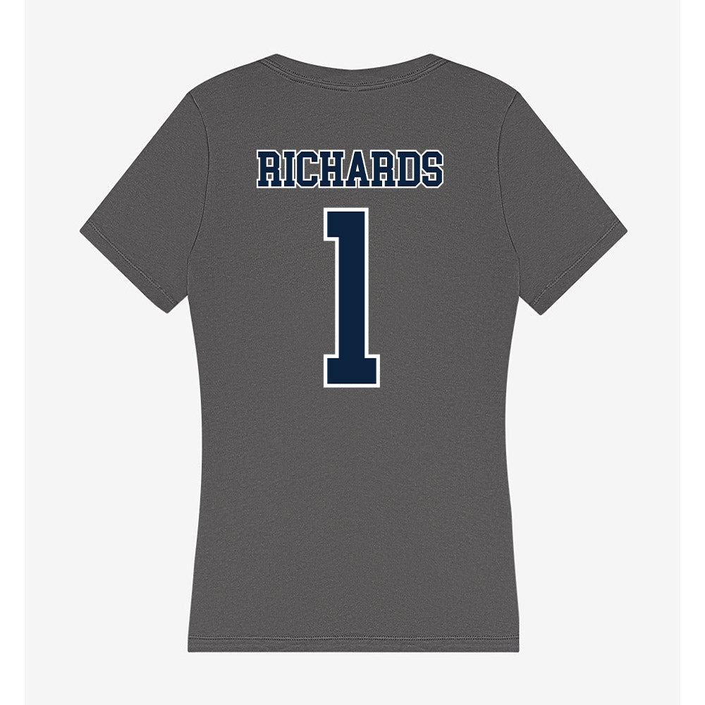 Xavier - NCAA Women's Basketball : Payton Richards - Women's V-Neck T-Shirt-1
