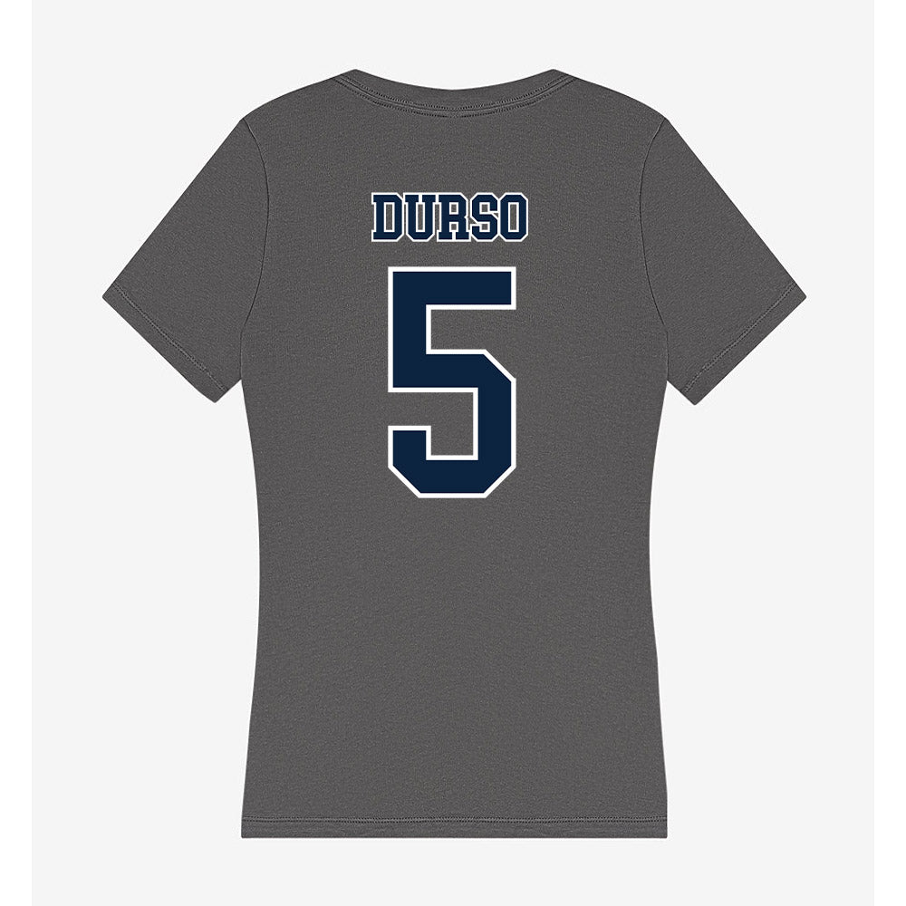 Xavier - NCAA Men's Soccer : Ryan Durso - Women's V-Neck T-Shirt-1