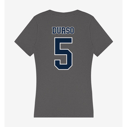 Xavier - NCAA Men's Soccer : Ryan Durso - Women's V-Neck T-Shirt-1
