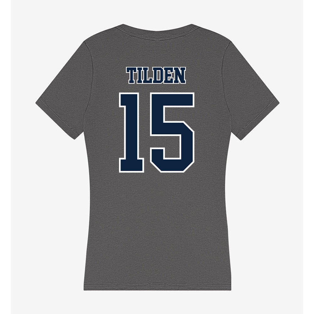 Xavier - NCAA Women's Volleyball : Ava Tilden - Women's V-Neck T-Shirt-1