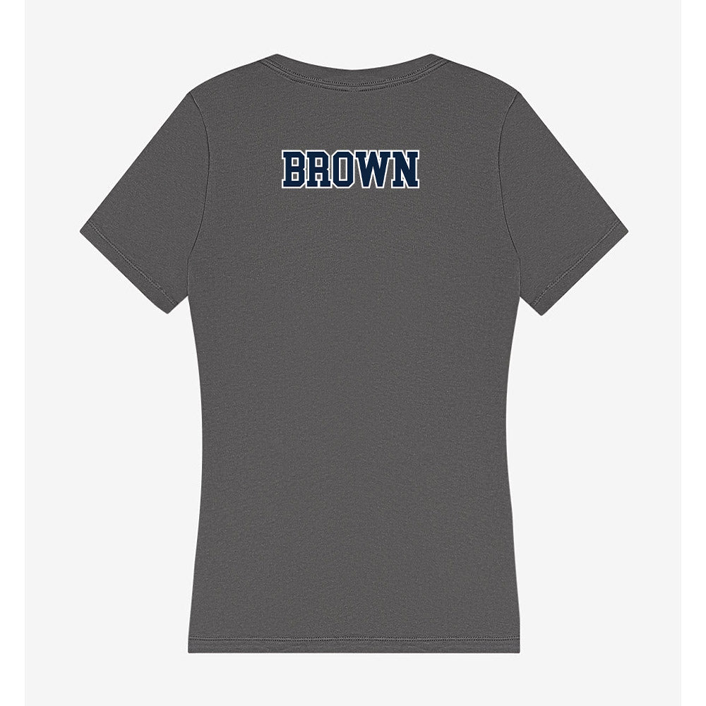 Xavier - NCAA Men's Track & Field : Rania Brown - Women's V-Neck T-Shirt-1